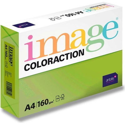 Barevný papír Image Coloraction A4 160g středně zelená 250 ks 119131