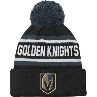 Outerstuff Detská zimná čiapka Vegas Golden Knights NHL 3Rd Jersey Jacquard Cuff Pom
