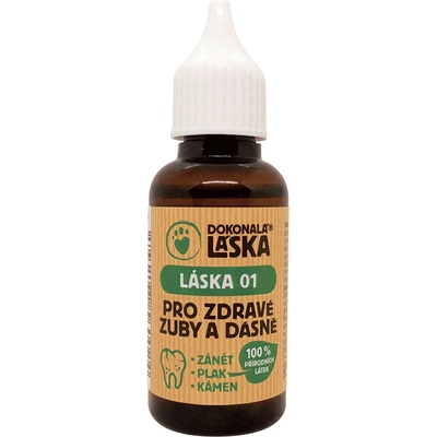 Dokonalá láska s.r.o. LÁSKA 01 Pro zdravé zuby a dásně pro pejsky 30 ml – Hledejceny.cz