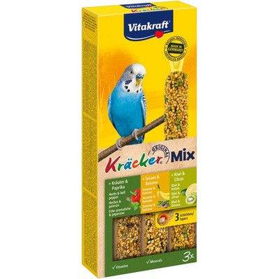 Vitakraft Kräcker Tyčinky pro andulky fíky banán kiwi 90 g – Hledejceny.cz