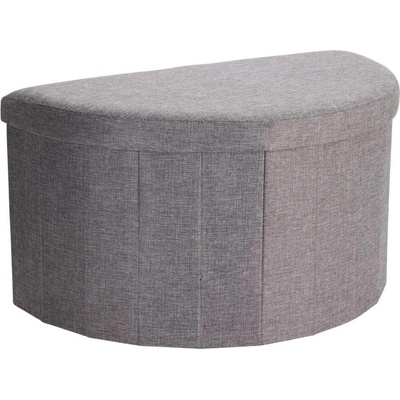 Storage Solutions Taburet s úložným prostorem 69 × 38 cm šedá