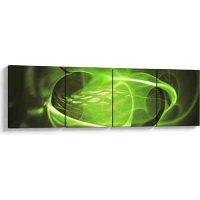 Moderný abstraktný obraz, štvordielne 160x40 cm