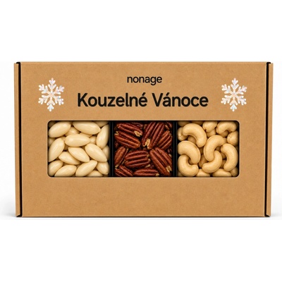 NONAGE Vianočný set orechov natural 300 g