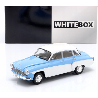 Whitebox Wartburg 312 1965 Světle Modrá Bílá 1:24