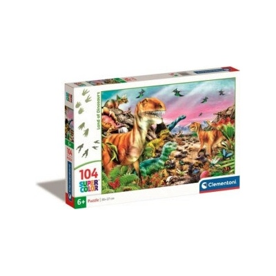Clementoni Land of Dinosaurs 104 dielov