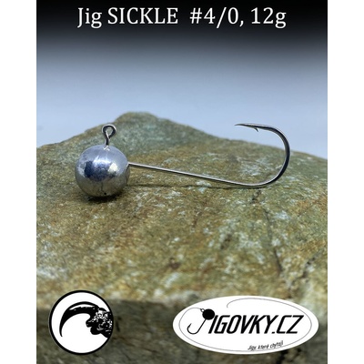 Jigovky.cz Jigové hlavičky Sickle vel.4 12g 5 ks