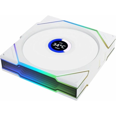 Lian Li UNI FAN TL Wireless LCD 120 White Reverse Blade 12RTLLCD1W1W