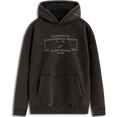 Alpinestars Infinite Washed Oversized Hoodie černá