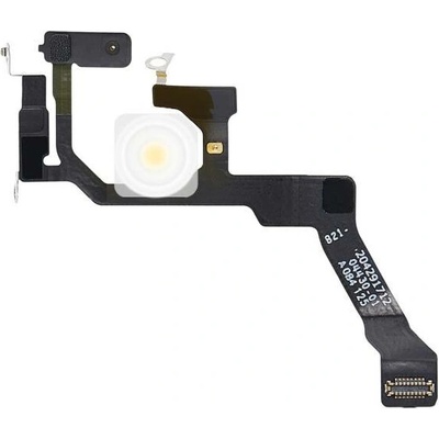 AppleKing flex kabel s bleskem a mikrofonem pro iPhone 14 Pro - stříbrný