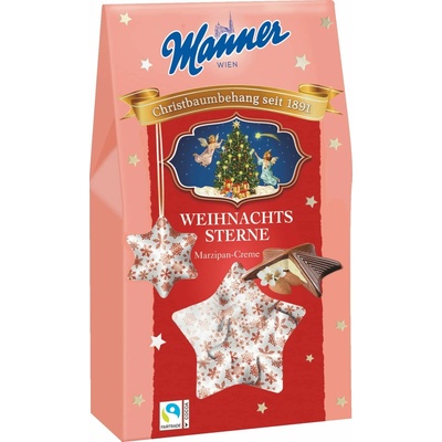 Manner Vánoční hvězdy s marcipánovým krémem 135 g