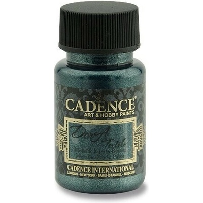 Farba na textil CADENCE DORA 50 ml metalická petrolejová