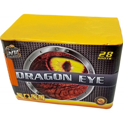 Kompaktní ohňostroj Dragon eye 28 ran 20 mm