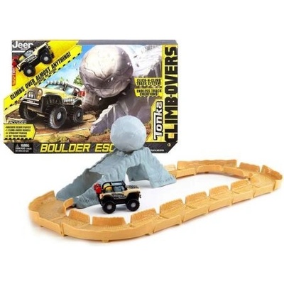 HASBRO dráha Tonka Boulder Escape a auto JEEP