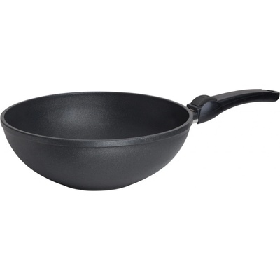 SKK Profesionální titanová pánev wok Titanium Durit Indukce odnímatelná ručka 28 cm