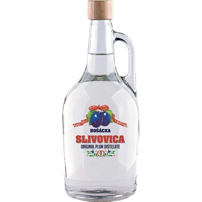 Bošácka Slivovica Frucognac 52% 1,75 l (čistá fľaša)