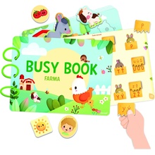 Janod Farma Busy Book interaktivní kniha s aktivitami