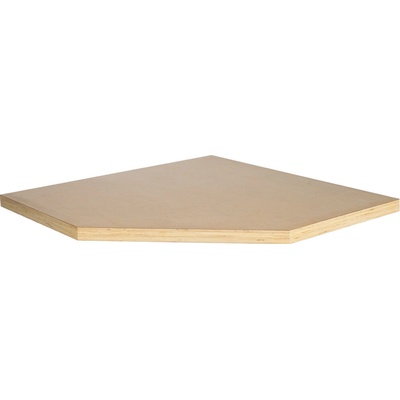 Matabro MB-TGW34, Rohová dřevěná pracovní deska do dílenského nábytku 865x865x40 mm