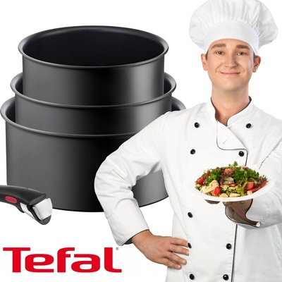 Tefal Súprava hrncov hliníkové nepriľnavé 4 ks