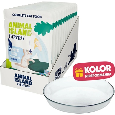 Animal Island Everyday White fish fillets in broth 12 x 85 g
