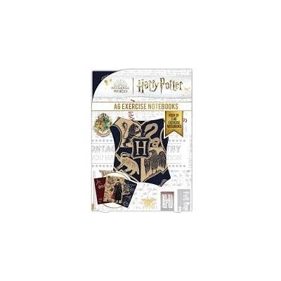 Blue Sky Studios Sada poznámkových bloků Bradavice 3 ks Harry Potter