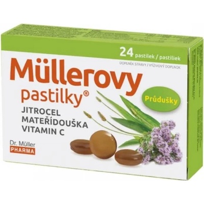 Dr. Müller MÜLLEROVE PASTILKY SO SKOR. MAT. DÚŠKOU A VIT. C pri kašli 30
