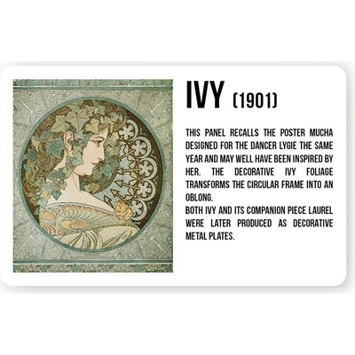 Magnet Alfons Mucha - Ivy