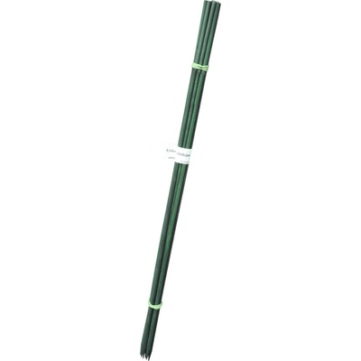 Tyčka k orchideji 7mm, 90 cm - 10 ks bambus zelená/hnědá