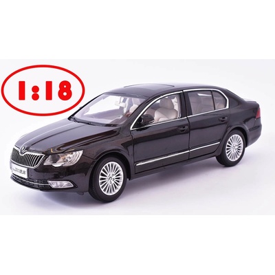 Abrex Škoda Superb 2 FL 2013 Hnědá Metalíza časopis s modelem 1:18