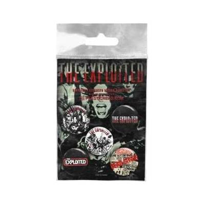 Sada Placek The Exploited Button Badge set 1