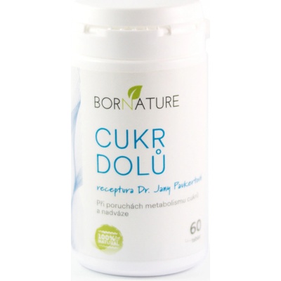 Bornature Cukr DOLU při poruchách metabolismu cukrů 60 kapsúl