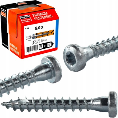 Tesařské vruty 5x25 mm 250 ks TORX pro spoje a úhelníky Simpson CSA – Hledejceny.cz