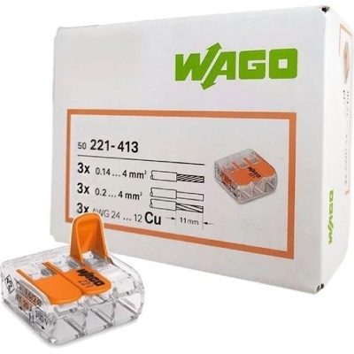 WAGO svorek s páčkou mini 221-413