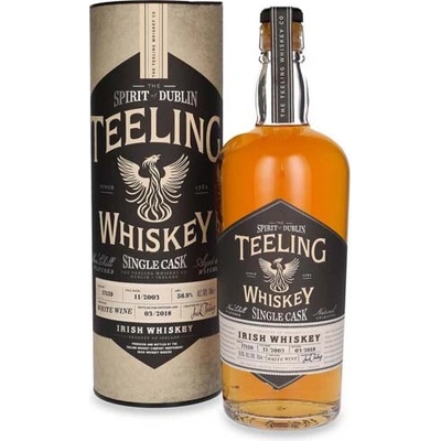 Teeling 2003 14y White Wine Single Cask 56,9% 0,7 l (tuba)