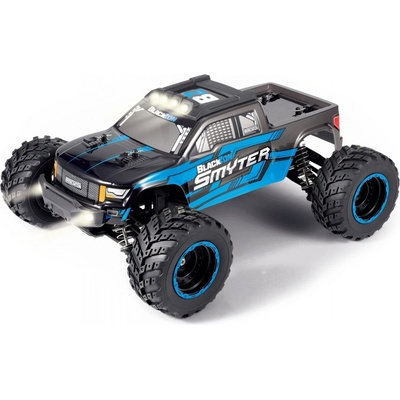 BlackZon RC auto Smyter MT 4WD Electric Monster Truck RTR Modrá 1:12