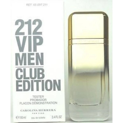 Carolina Herrera 212 VIP Club Edition Toaletná voda pánska 100 ml tester