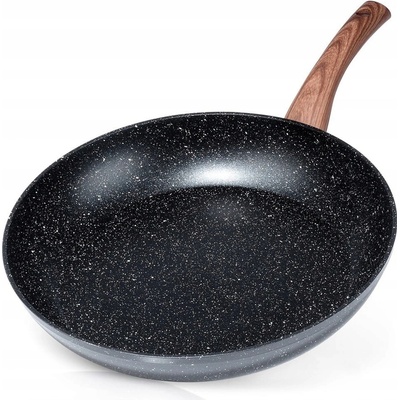 Tradiční pánev Vilde Black&Wood 32 cm, granitová