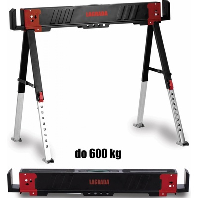 Lagrada Skládací výškově nastavitelná 600 kg 1ks 0803 – Hledejceny.cz