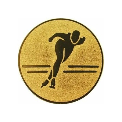 TROFEJE.sk Emblém 25mm 86 korčuľovanie