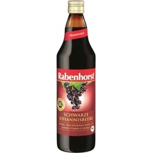 Rabenhorst Bio čistá šťava z čiernych ríbezlí 0,75 l