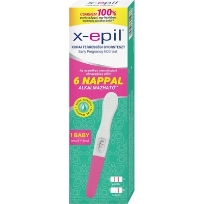 X-Epil skorý tehotenský rýchlotest 1 ks