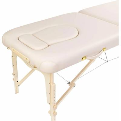 WellTouch Skladací masážny stôl pre tehotné Pregnancy Table s výrezom na brucho, 192 × 76 cm