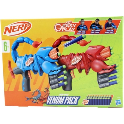 Nerf 2 pistole 20 šipek Venompack