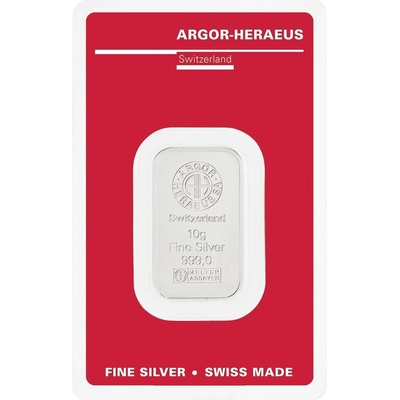 Argor-Heraeus Stříbrný slitek 10 g – Hledejceny.cz