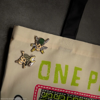 Cinereplicas Sada 2 odznaků Zoro a Usopp One Piece