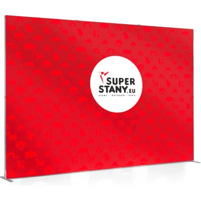 Výstavný stánok 2 steny SET, skladacia samostatná textilná stena - EXPO Economic SET - SAMONOSNÝ