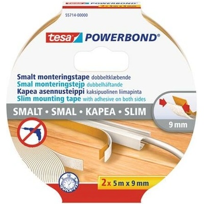 Tesa Powerbond Montážna páska úzka 9 mm x 5 m 2 ks