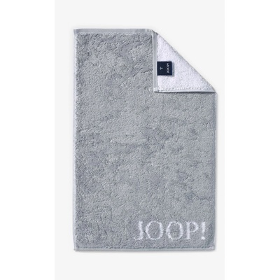 JOOP! Classic Doubleface Ručníky silber Hostovský ručník 30 x 50 cm