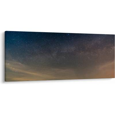 Obraz noční oblohy, jednodílný 120x50 cm