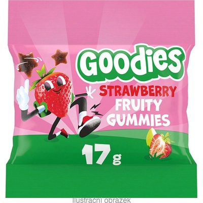 Goodies Jahodoví gumídci 17 g