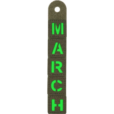 Nášivka M-Tac MARCH - olivová-zelená
